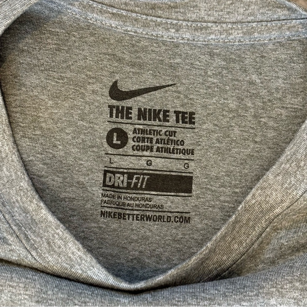 Nike Men’s Dri-Fit 2016 Football National Championship T Shirt Clemson Gray SZ L - Picture 4 of 4